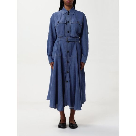 Bottega Veneta Dress Woman Blue